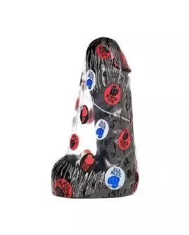 All Black - Dong 19 cm - Schwarzer Erotik-Dildo