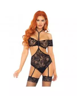 Leg Avenue Zweiteiliges Set Top und Teddy - Erotik