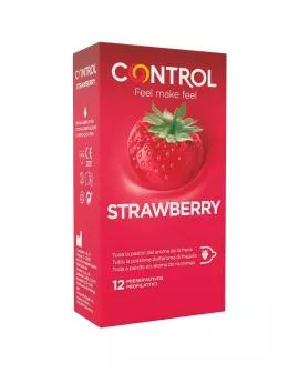 Control Passt Strawberry Kondome - 12 Einheiten