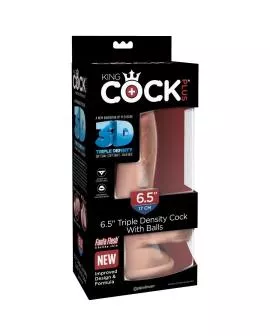 KING COCK - DREIFACHER DICHTEHAHN 14 CM