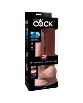 King Cock - Dreifach-Density-Hahn mit 19 cm