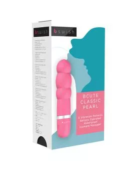 B Swish Bcute Classic Pearl Pink - Perlen-Analplug