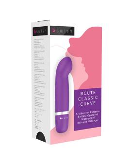 B Swish Bcute Classic Curve Vibrator - Flieder