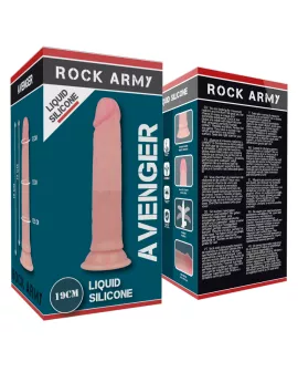 ROCKARMY Premium Avenger Realistischer Dildo 19 cm - 3,98 cm