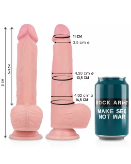 ROCKARMY - Flüssiger Silikondildo Spitfire 21 cm - Ø 4,62 cm