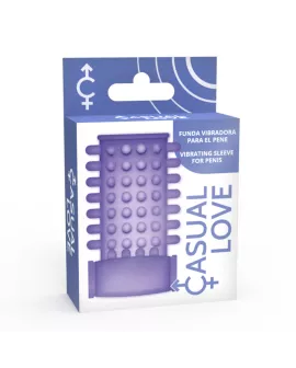 Casual Love - Lilac Vibrator Penisring Abdeckung