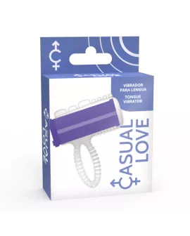Casual Love - Ring-Vibrator mit Flieder-Zunge