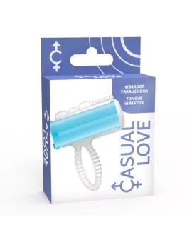 Casual Love - Blaue Vibrierende Ringzunge
