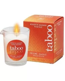 RUF Taboo Massagekerze - Péche Sucré Nektarinen-Aroma