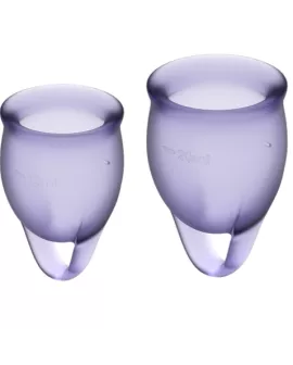 SATISFYER - FEEL CONFIDENT MENSTRUAL CUP LILA 15 + 20 ML