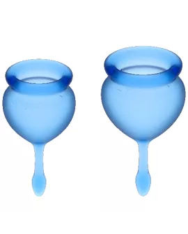 Satisfyer - Feel Good Menstruationscup Dunkelblau 15 + 20 ml
