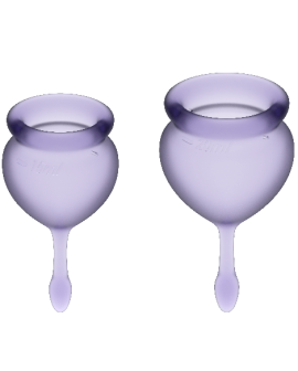 Satisfyer - Feel Good Menstruationscup Lila 15+20 ml