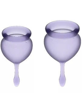 Satisfyer - Feel Good Menstruationscup Lila 15+20 ml