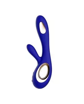 LELO Soraya Wave Vibrator Rabbit - Mitternachtblau