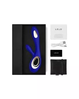 LELO Soraya Wave Vibrator Rabbit - Mitternachtblau