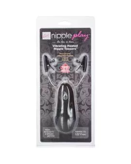 CALEXOTICS - VIBR BEHEIZTE NIPPEL-TEASER SCHWARZ