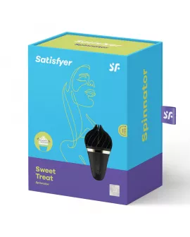Satisfyer Sweet Treat Spinnator Schwarz - Erotik