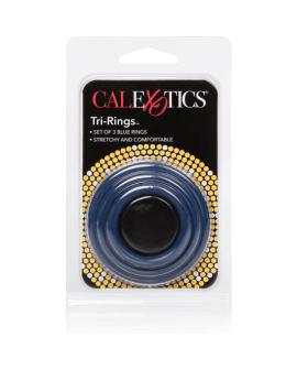 Calexotics Tri-Rings Blau - Erotik Vibrationsring