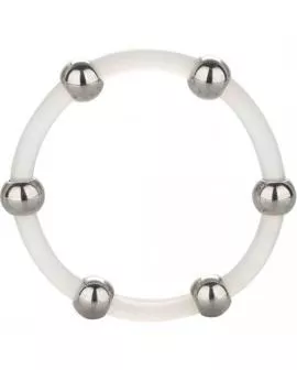 CALEXOTICS - STAHLPERLEN-SILIKONRING XL