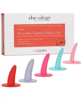 CALEXOTICS - 5-TEILIGES TRAGBARES DILATOR-SET