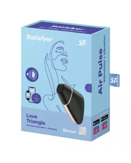 Satisfyer - Love Triangle Stimulator & Vibrator Schwarz
