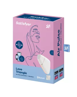 Satisfyer Love Triangle Stimulator & Vibrator - Weiß