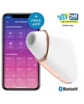 Satisfyer Love Triangle Stimulator & Vibrator - Weiß