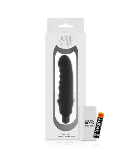 Dolce Vita - Genius Black Silicone Vibrator