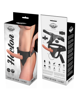 Harness Attraction Rnes Vibrator Hector 20 cm - Ø 3.5 cm