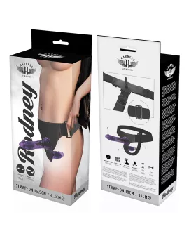Harness Attraction Rodney - Doppelpenetrations-Vibrator 18 cm Ø 3,5 cm
