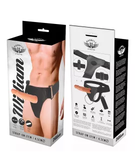 Harness Attraction - William Hollow Vibrator 17 cm Ø 4.5 cm