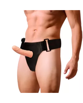 Harness Attraction - Hohlrahmen mit Vibrator 15 cm Ø 5 cm