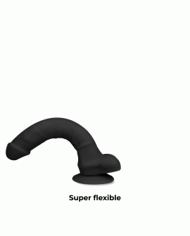 COCK MILLER - SILIKON DICHTE COCKSIL ARTIKULIERBAR SCHWARZ 24 CM