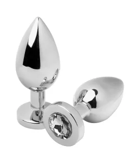 Metal Hard - Analplug Diamant Transparent Klein 5,71 cm