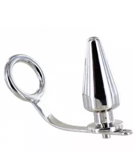 METAL HARD - STAHLRING MIT ANALPLUG, 45 X 45 MM