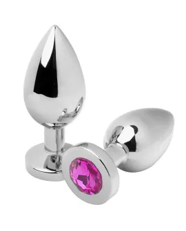 Metal Hard - Analplug Diamant Rosa Klein 5,71 cm