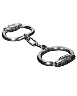 METAL HARD - Erotik Handschellen mit Zahlschloss