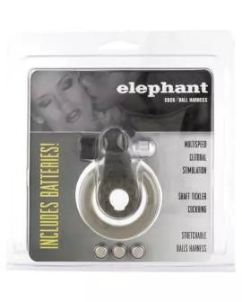 Seven Creations - Vibrationsring mit stimulierendem Elefanten