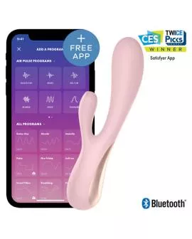 SATISFYER - MONO FLEX ROSA MIT APP
