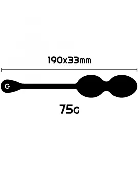 Rithual Nisha - Aufladbare Vibrierende Kegel Bälle Orchidee