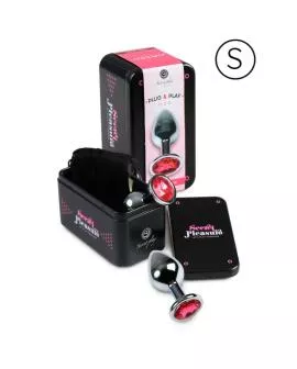SECRETPLAY - Analplug aus Aluminium, Fuchsia, 7 cm