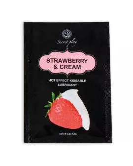 SECRETPLAY - Einzeldosis-Gleitgel Erdbeere & Creme 10 ml