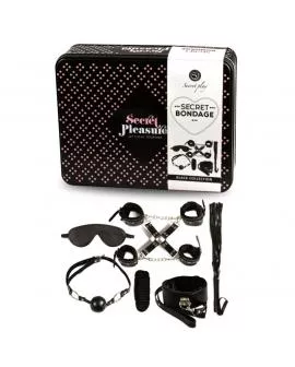 SECRETPLAY - BDSM SET 8 PCS SCHWARZ