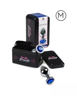 SECRETPLAY Analplug blau - Größe M Erotik