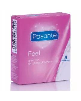 Pasante Sensitive Ultra Dünn Kondome - 3 Einheiten