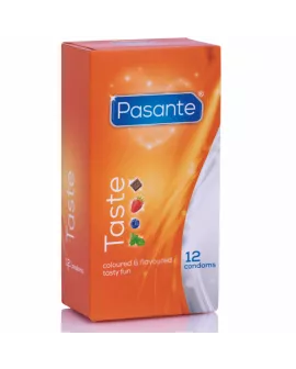 Pasante Kondome mit Aromen - 12 Einheiten