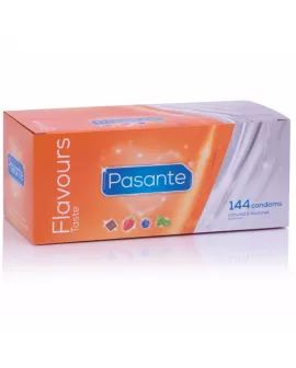 Pasante Kondome mit Aromen - 155 Einheiten