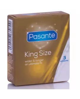 Pasante King Size Kondome - Pack mit 3 Einheiten
