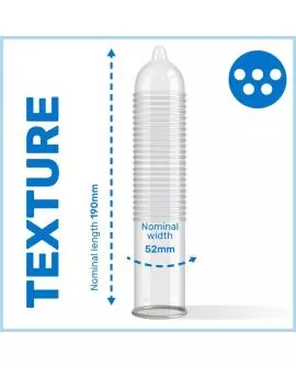 Pasante Gepunktete Kondome Ms Placer - 3 Einheiten