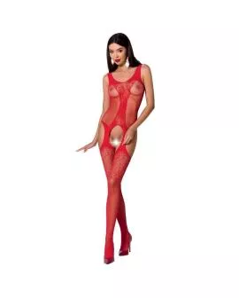 Passion Woman BS072 Bodystocking Rot - Eine Größe